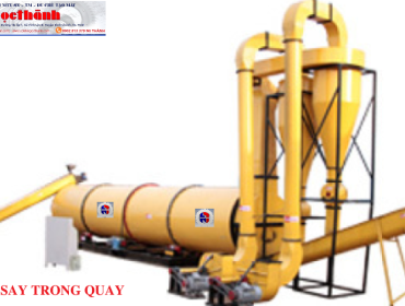 Máy sấy trống quay - sấy mùn cưa, dăm gỗ